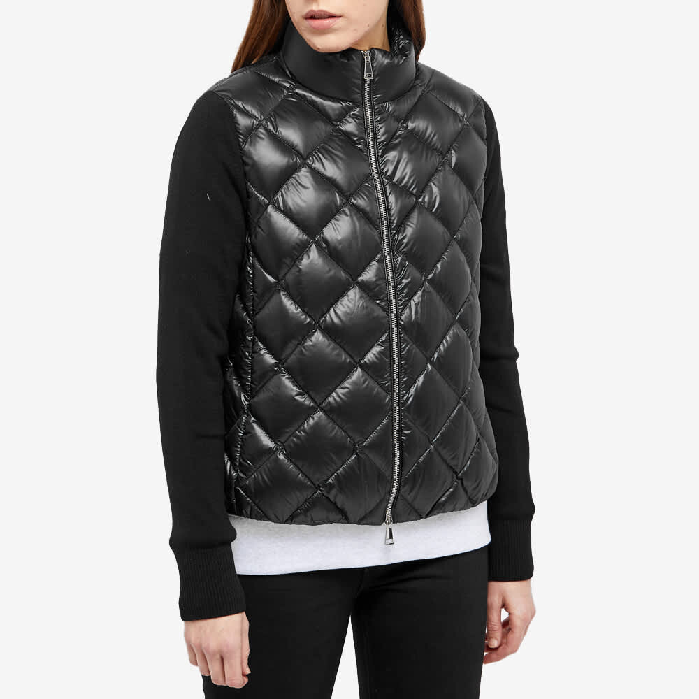 

Джемпер Moncler Zip Up Padded Cardigan, Серый