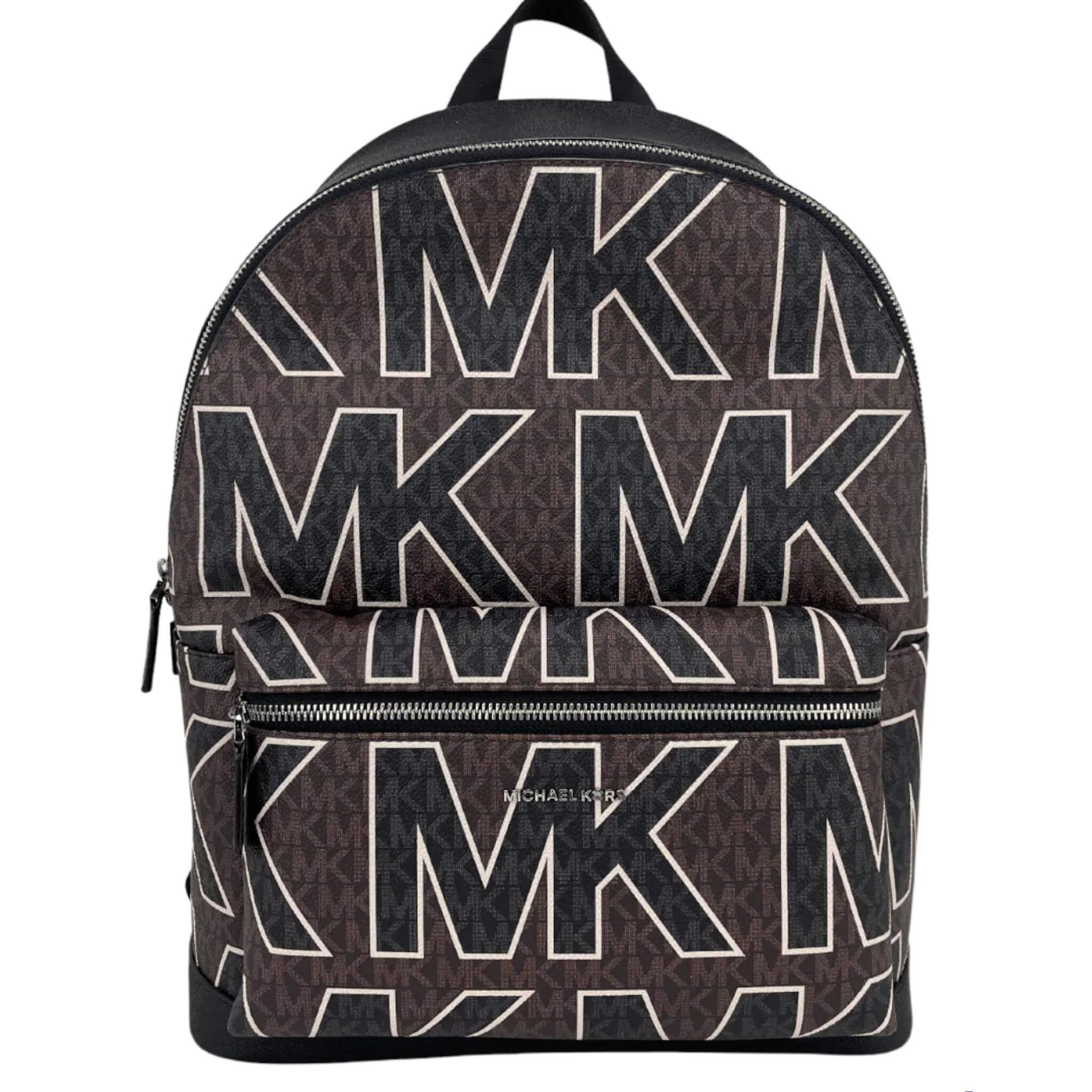 Рюкзак Michael Kors Cooper PVC Graphic Logo, коричневый - фото