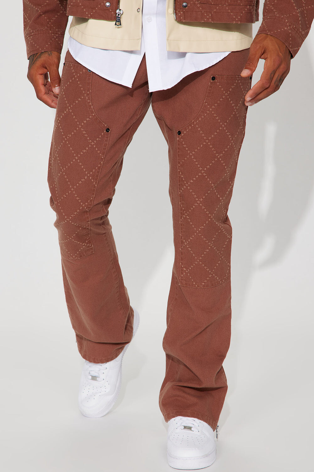 

Брюки Fashion Nova ZDF01T310034, коричневый