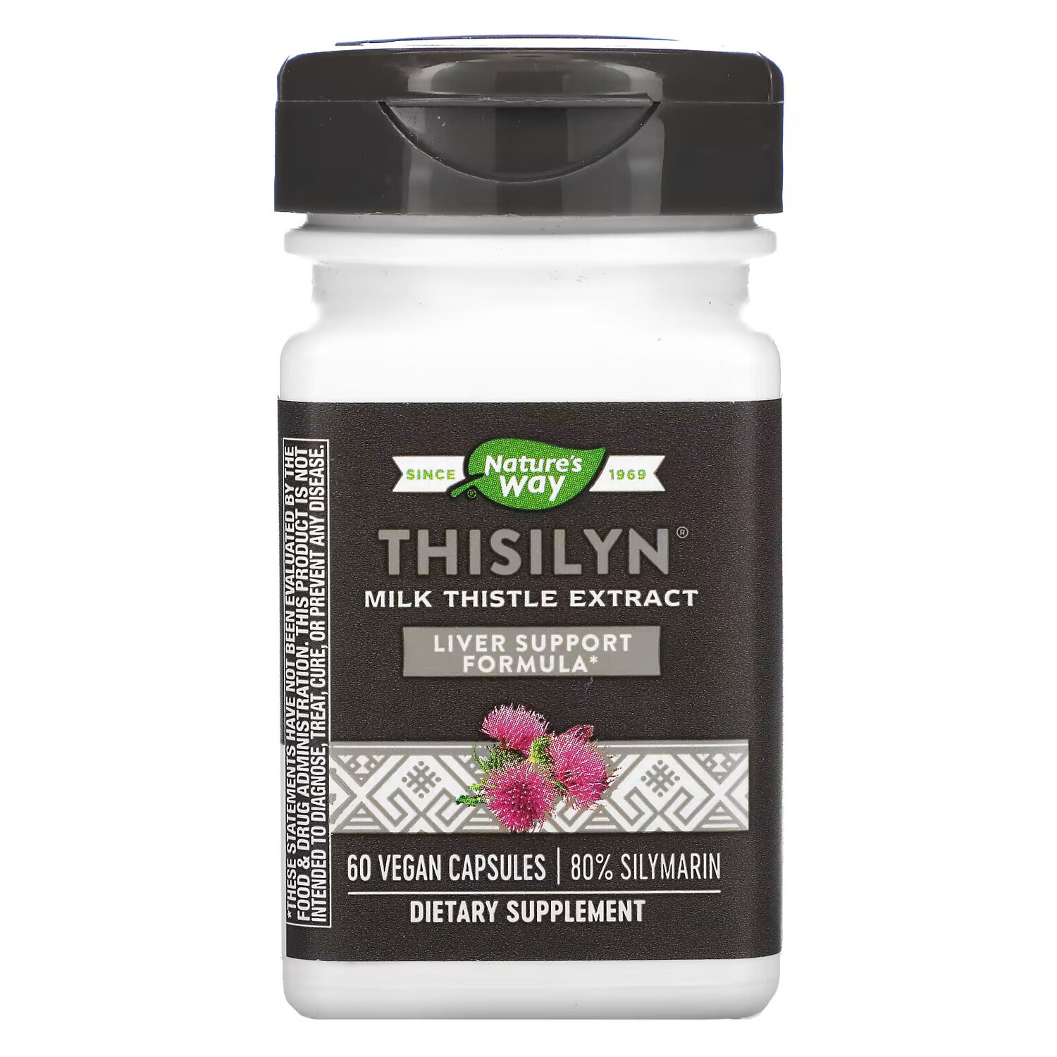 

Nature's Way, Thisilyn, экстракт расторопши, 60 веганских капсул