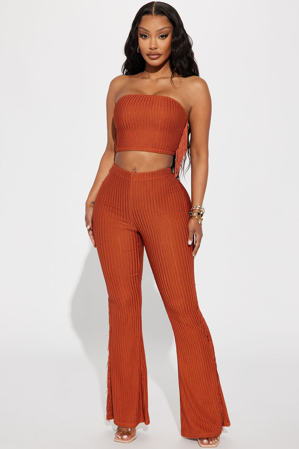 

Брюки Fashion Nova S1629FN, ржавчина, Коричневый