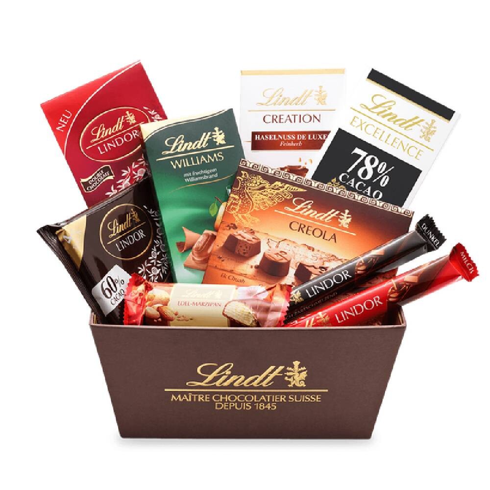 

Подарочный набор Lindt Genießer Geschenkkorb, ассорти, 813г