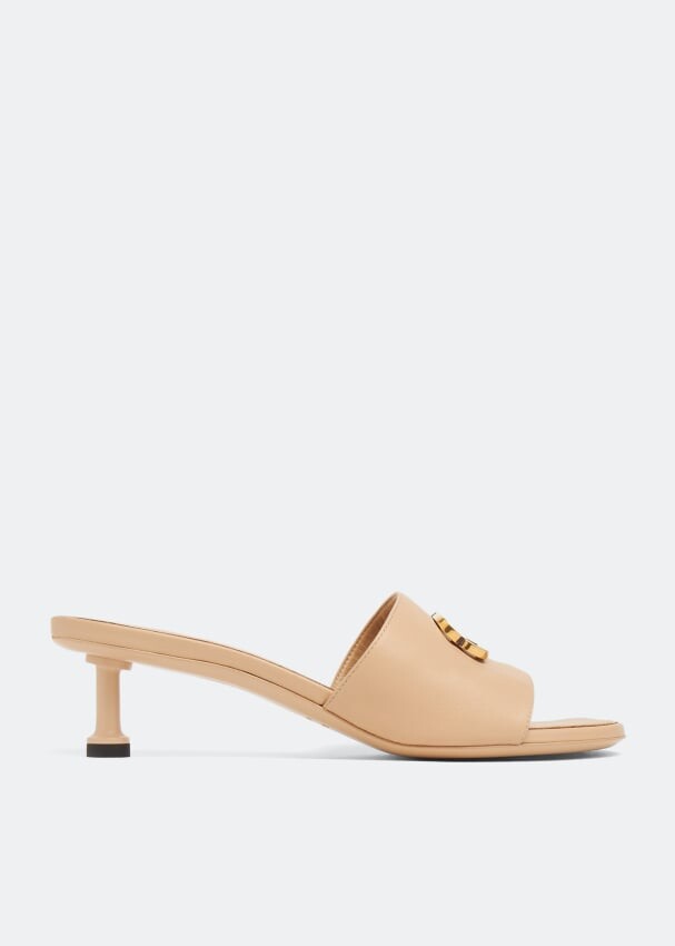 

Сандалии BALENCIAGA Groupie BB sandals, бежевый