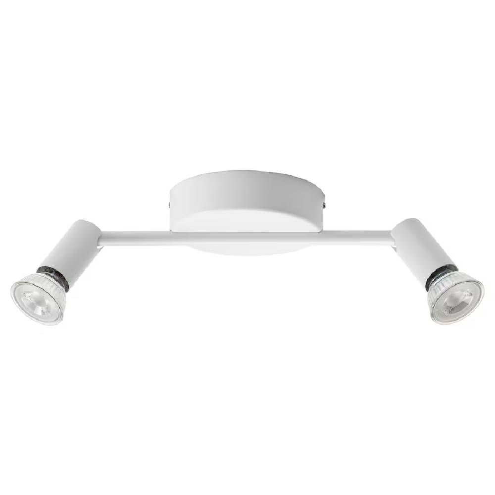 Потолочный точечный светильник Ikea Krusnate 2 лампы, белый симмонс келли свет в потолке