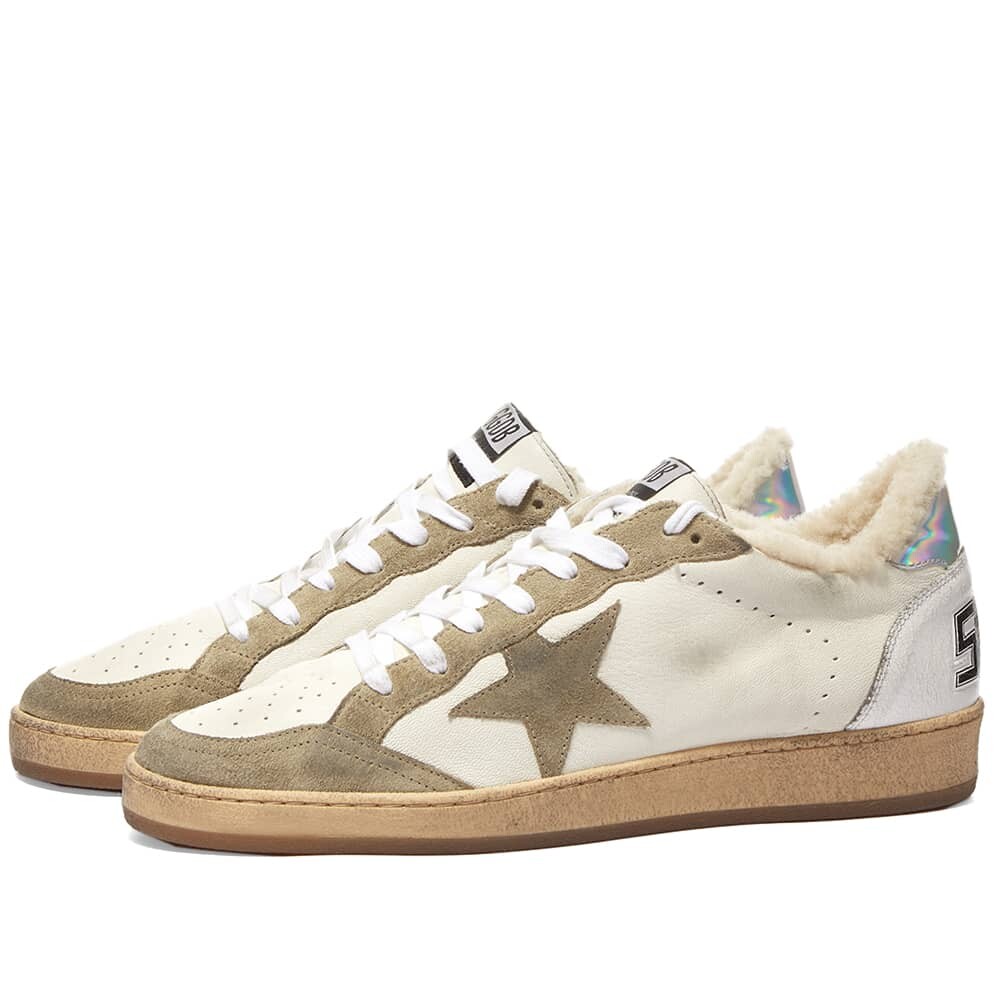 

Кроссовки Golden Goose Ball Star Suede Toe Shearling Lined Leather Sne