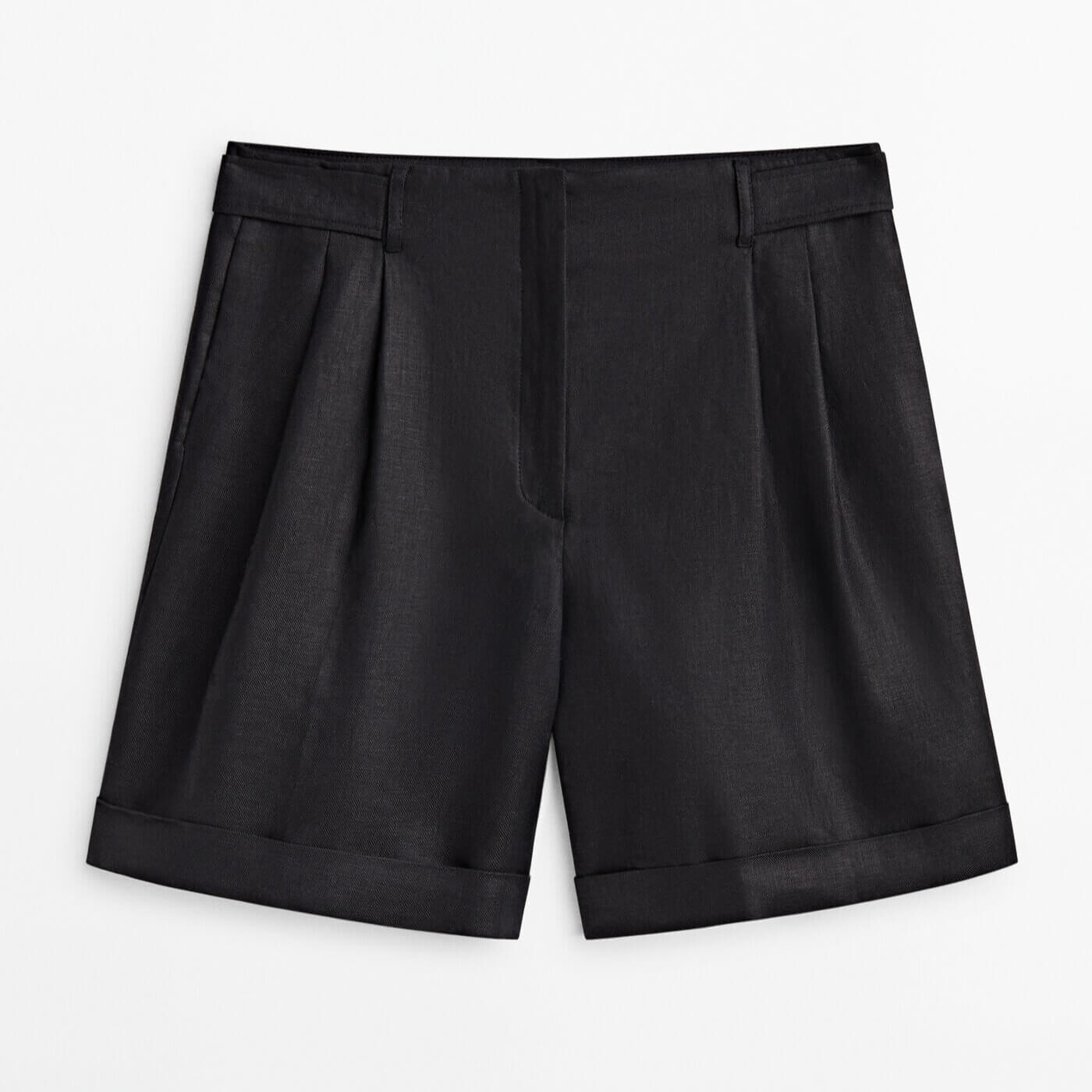 

Шорты-бермуды Massimo Dutti Bermuda, черный