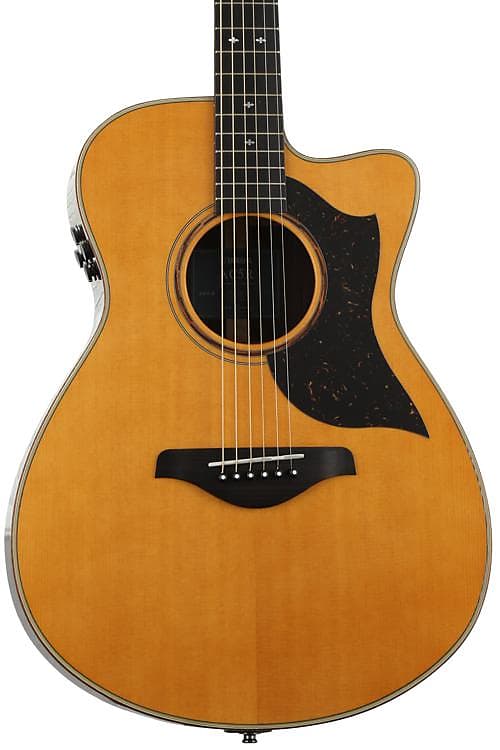 Yamaha AC5R ARE Концертная электроакустическая гитара в разрезе - Vintage Natural AC5R VN