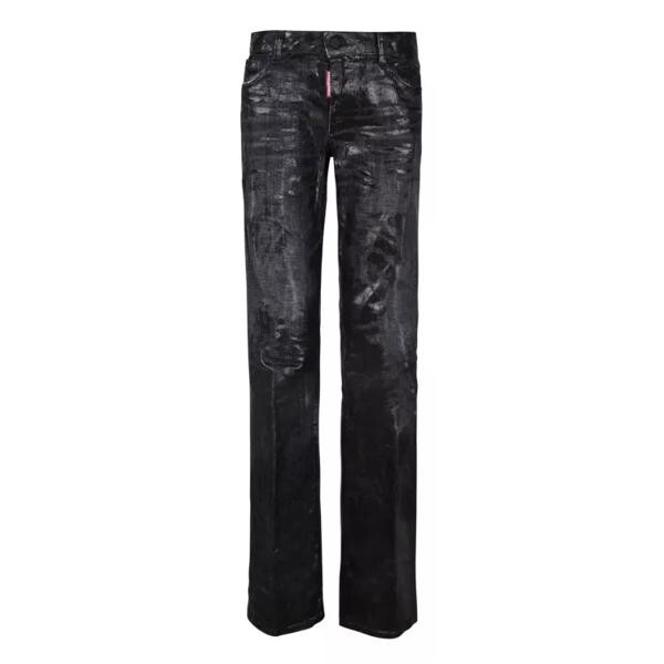 

Джинсы coated skinny jeans Dsquared2, черный