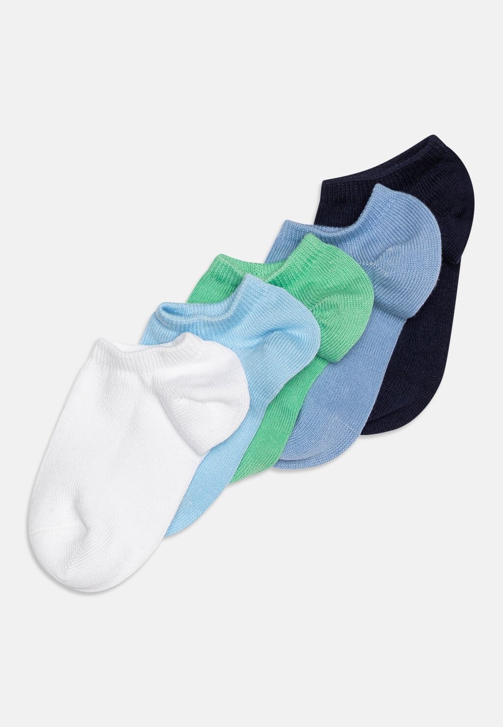 

Носки FOOTIES PLAIN SOLID UNISEX 5 PACK Lindex, цвет green