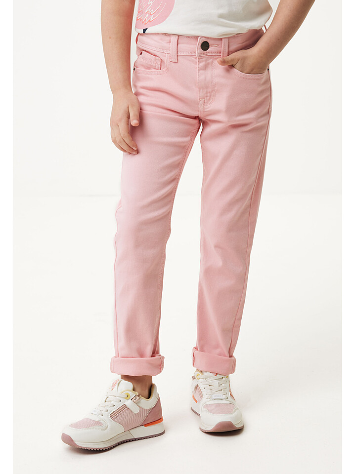 

Тканевые брюки Mexx Chino Slim fit, розовый