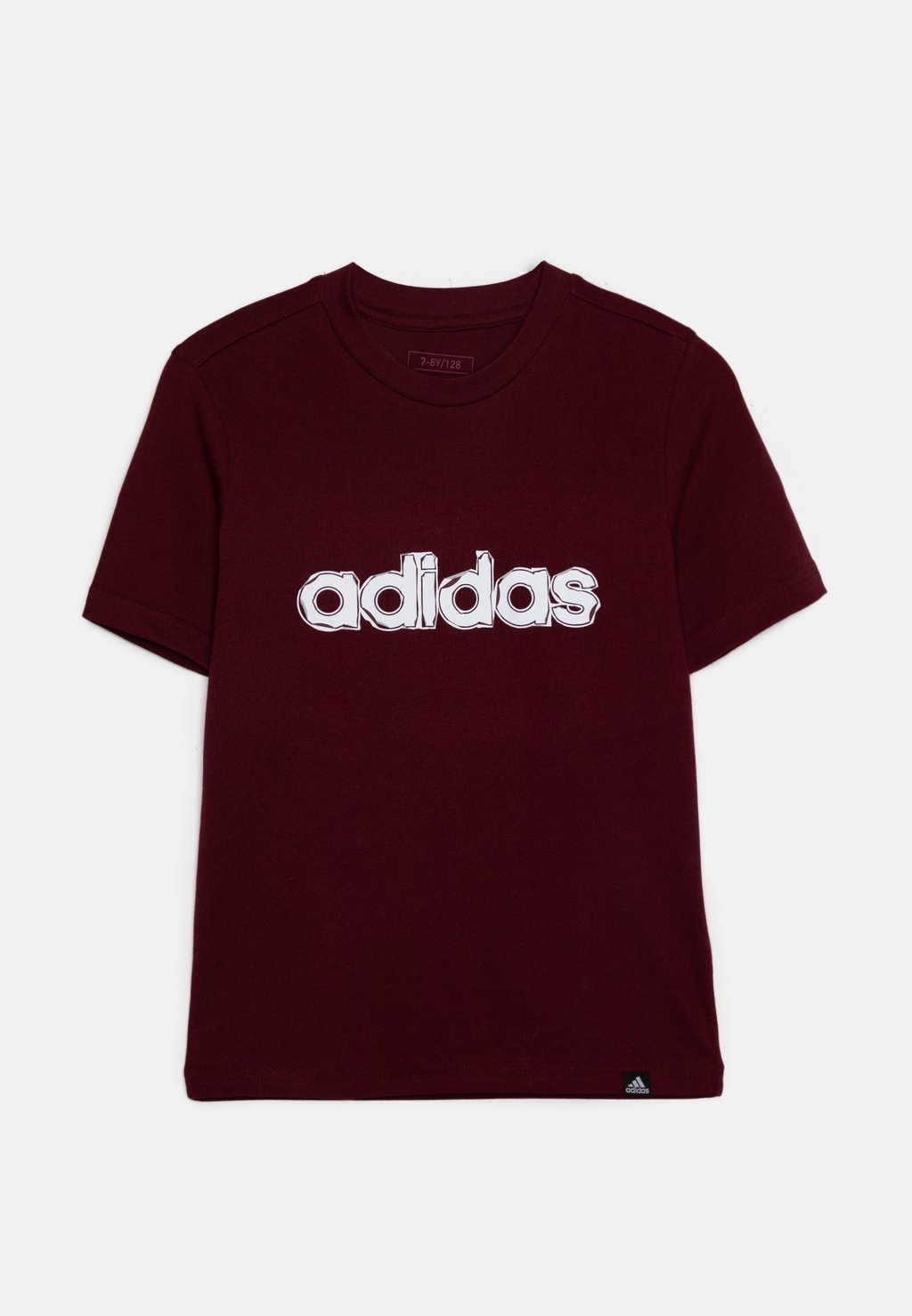 Футболка с принтом Folded Tee Unisex Adidas, цвет shadow red футболка с принтом folded tee unisex adidas цвет shadow red