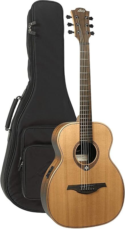 

Акустическая гитара LAG TRAVEL-RCE Travel Series Solid Red Cedar Khaya Neck Acoustic -Electric w/ Case 43 mm Nut Width