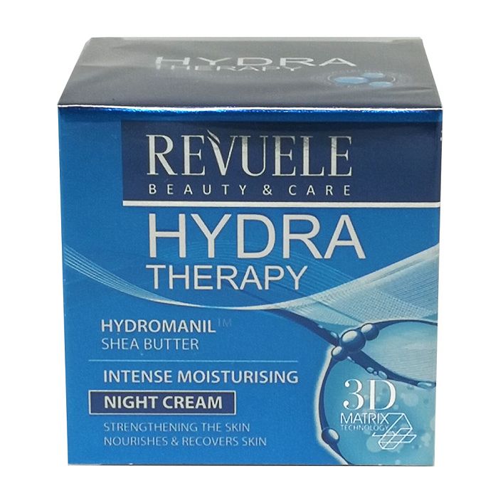 Ночной крем Hydra-Therapy Crema de noche Hidratante Revuele, 50 ml увлажняющий ночной крем для лица mixit coco water night cream moisturizing 50 мл