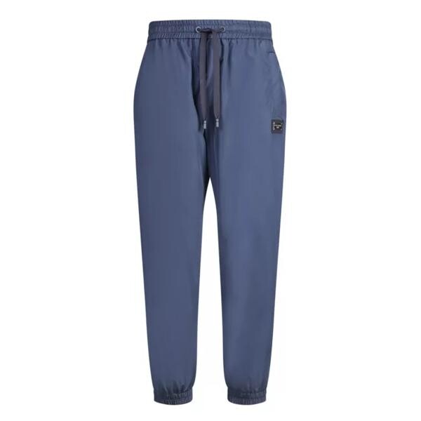 

Брюки track pants with elasticated drawstring and tapere Dolce&Gabbana, синий