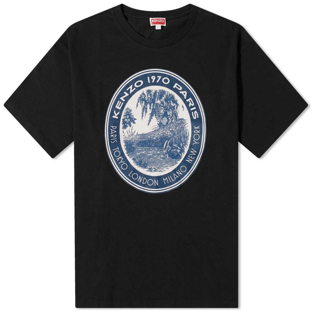 

Футболка Kenzo с нашивкой, черный