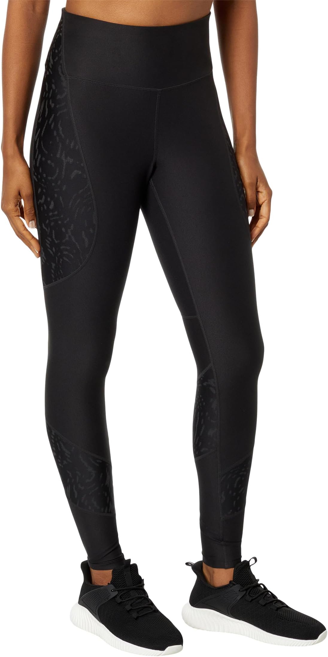 

Брюки Brushed Ultraform High-Waisted All Over Print Run Tights PUMA, цвет Puma Black