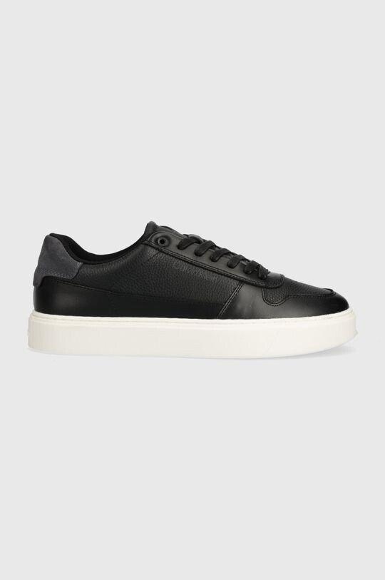 

Кожаные кроссовки LOW TOP LACE UP BSKT Calvin Klein, черный