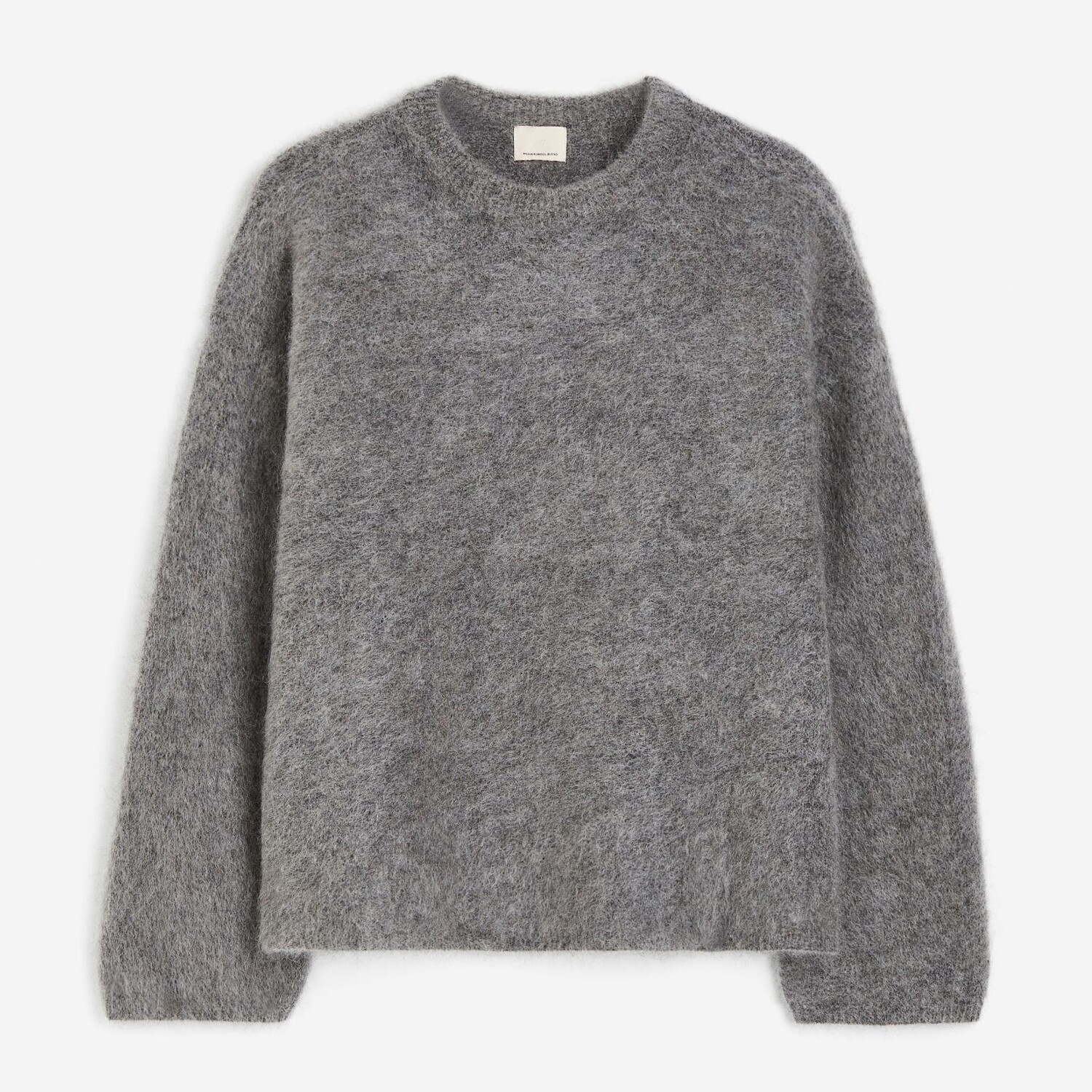 

Джемпер H&M Oversized Mohair-blend, серый