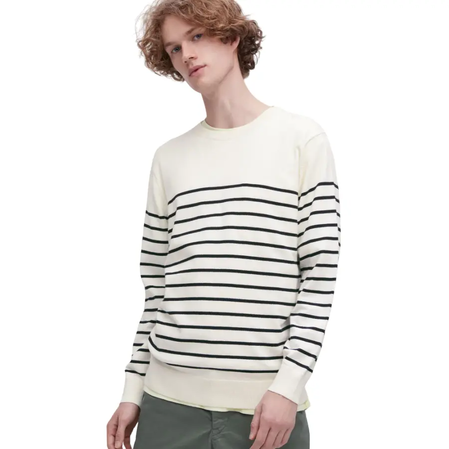 

Джемпер Uniqlo Cotton Striped, белый