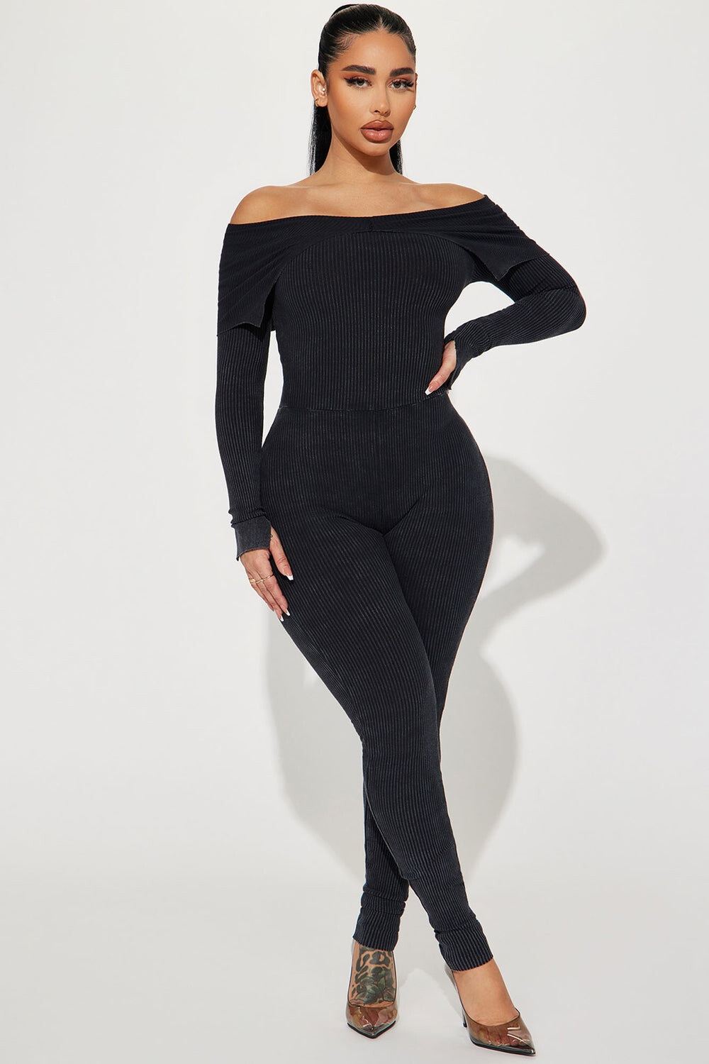

Комбинезон Fashion Nova JP16254, угольный