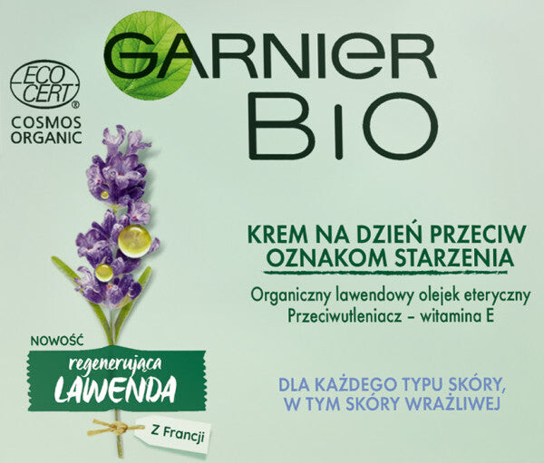 

Garnier Bio Regenerating Lavandin Anti-Wrinkle Day Care дневной крем против морщин для всех типов кожи 50мл