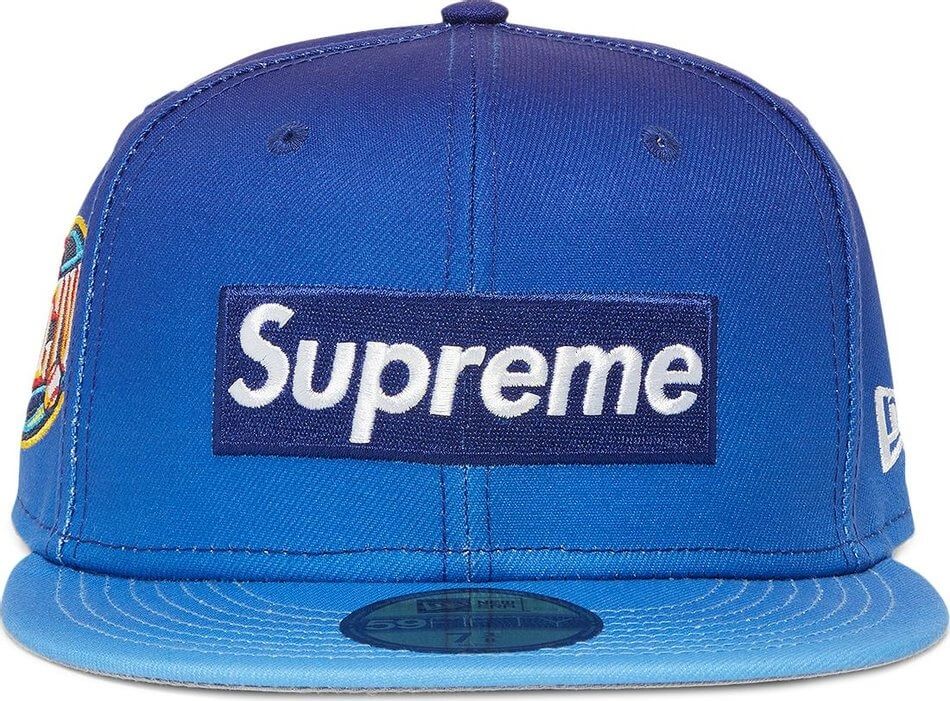 балаклава supreme new era box logo balaclava размер one size синий Бейсболка Supreme Gradient Box Logo New Era, синий