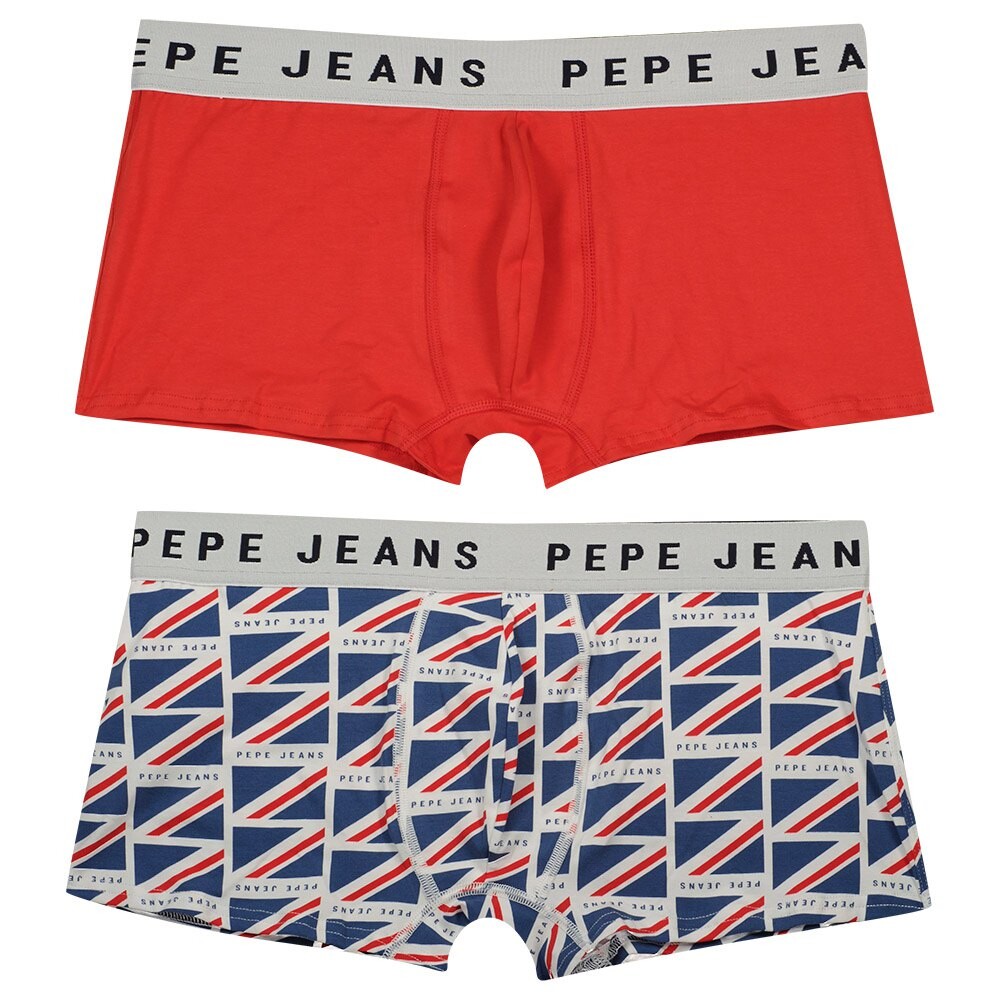 

Трусы Pepe Jeans Flag Trunk 2 шт, разноцветный
