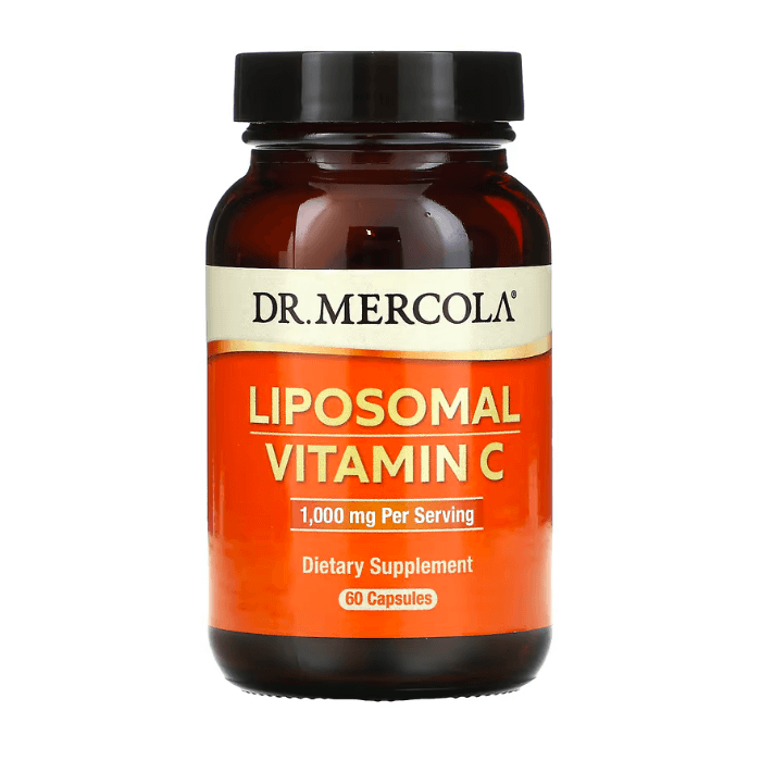 Липосомальный витамин C Dr. Mercola 500 мг, 60 капсул dr mercola витамин c pak натурального апельсина 30 шт