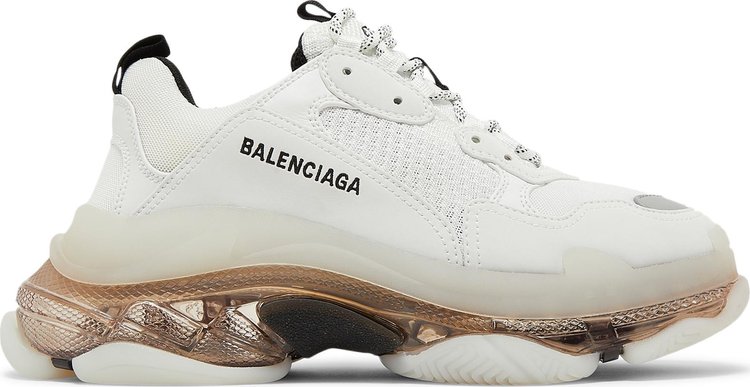 Balenciaga triple s cheap clear sole grey