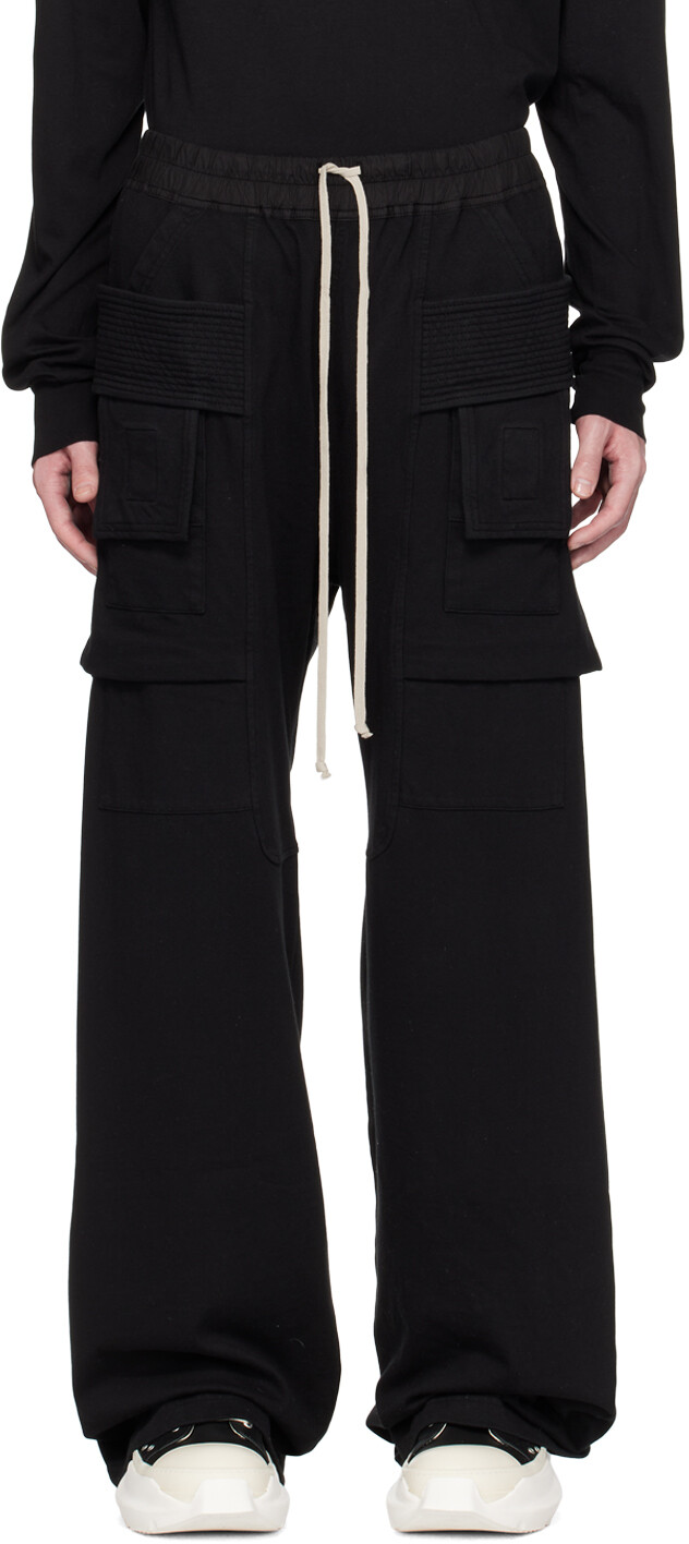 

Черные брюки карго Creatch Rick Owens Drkshdw