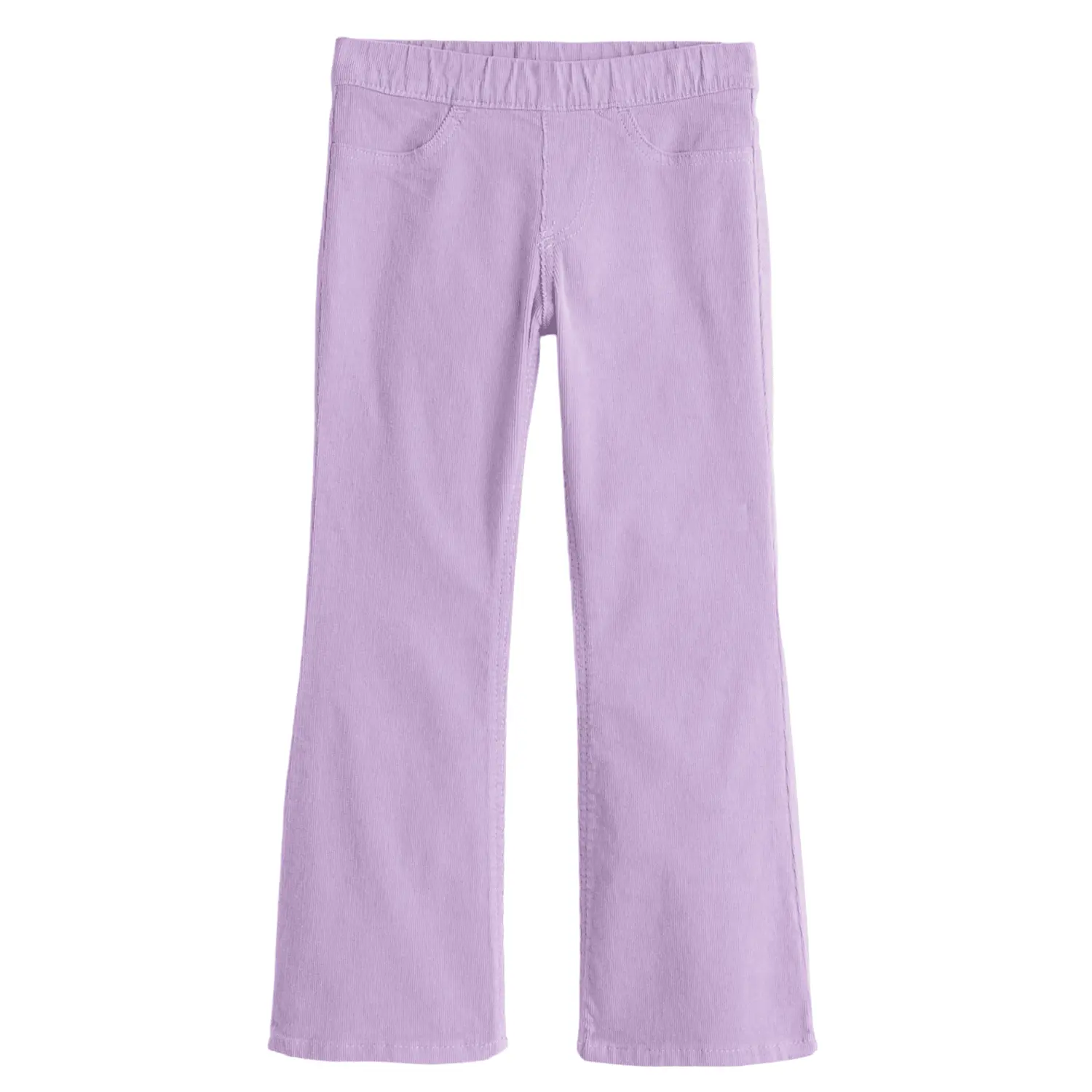 

Брюки H&M Flared Corduroy, фиолетовый