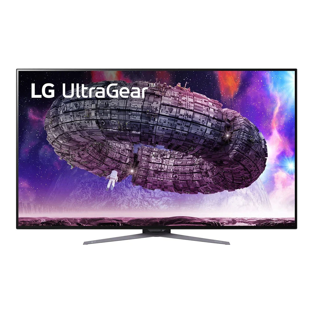цена Игровой монитор LG UltraGear 48GQ900, 48, 4К, OLED, 120 Гц, чёрный