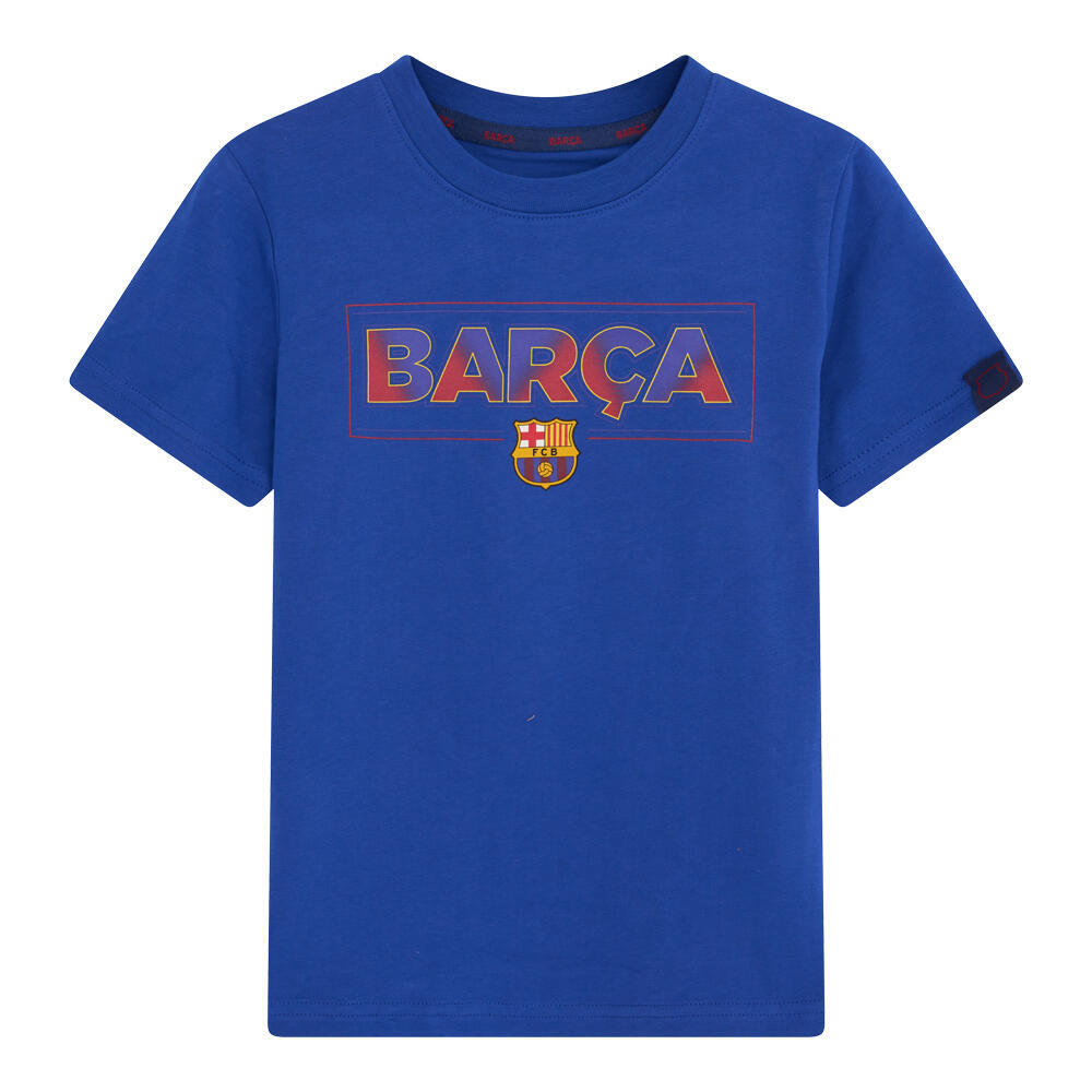 Футболка детская FC Barcelona, синий