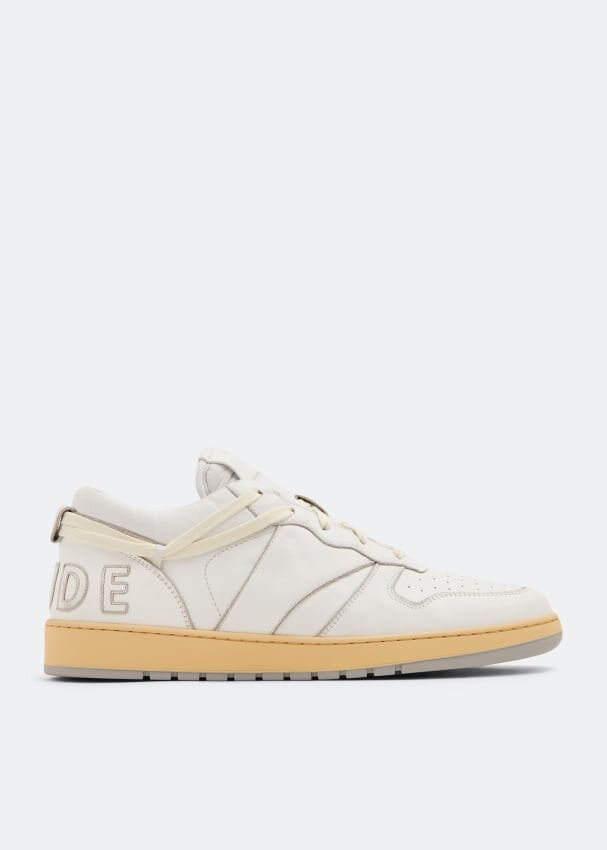 

Кроссовки RHUDE Rhecess low top sneakers, белый