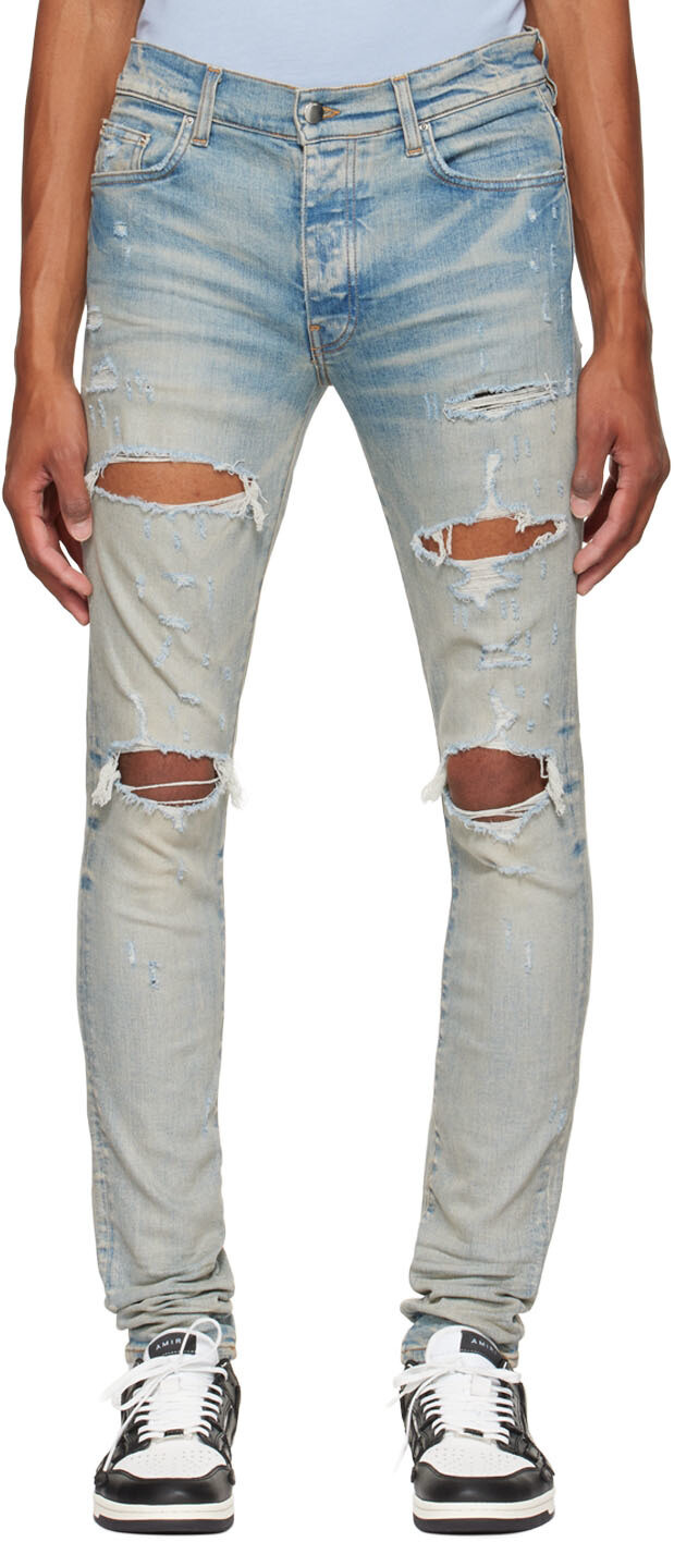 

Синие джинсы MX1 AMIRI