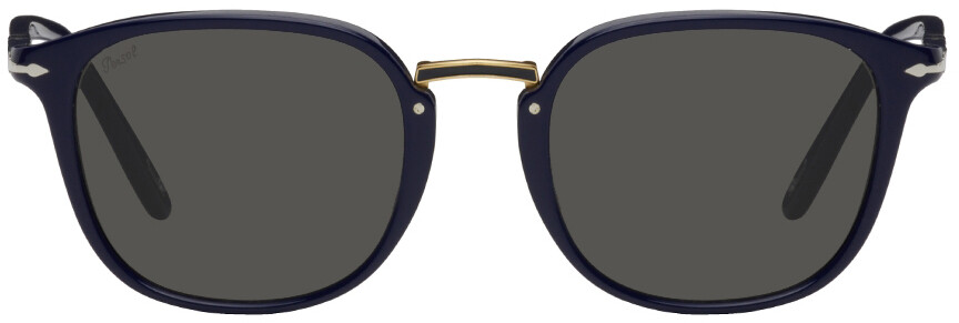 

Синие квадратные солнцезащитные очки Persol