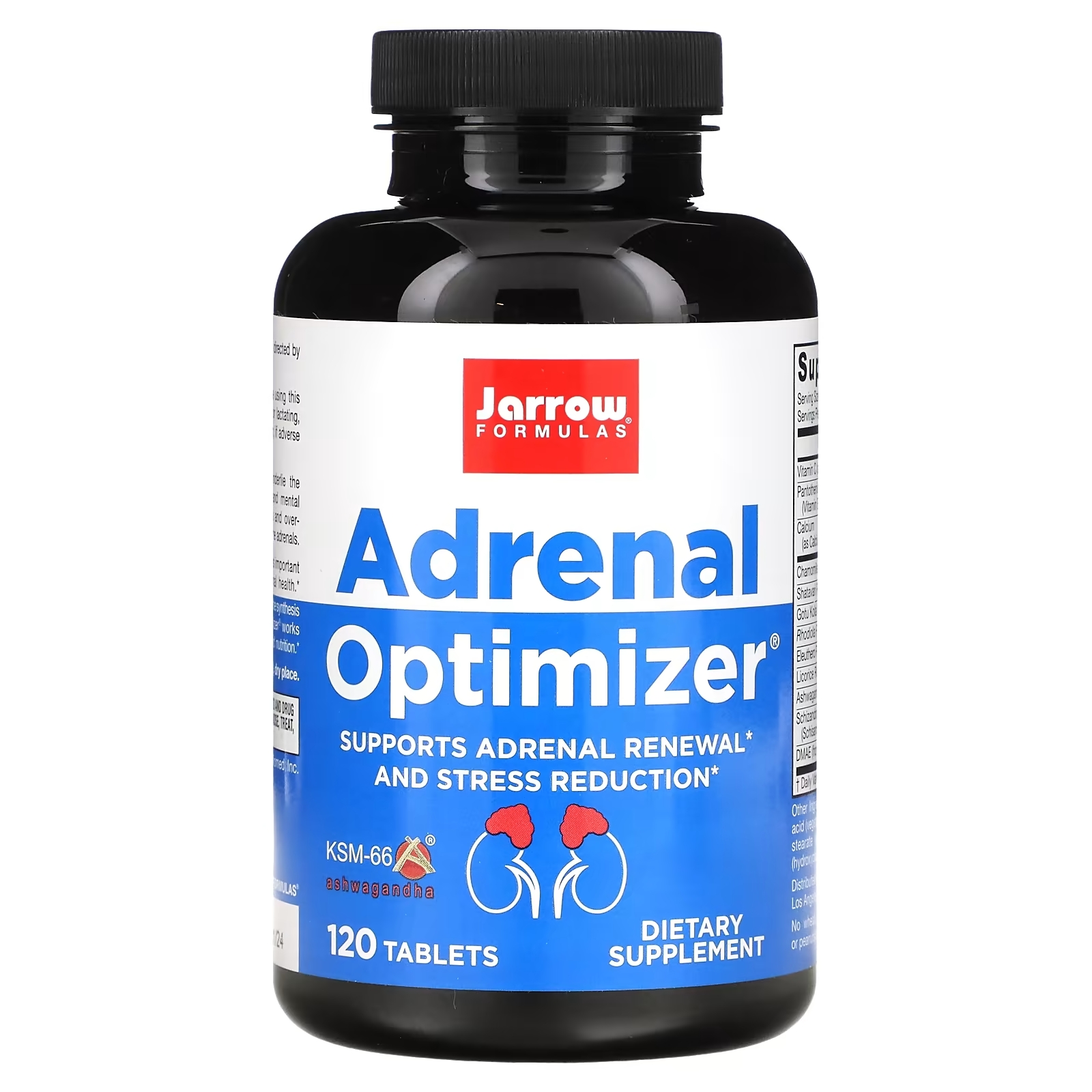 Jarrow Formulas Adrenal Optimizer, 120 таблеток jarrow formulas arginine citrulline sustain аргинин и цитруллин 120 таблеток