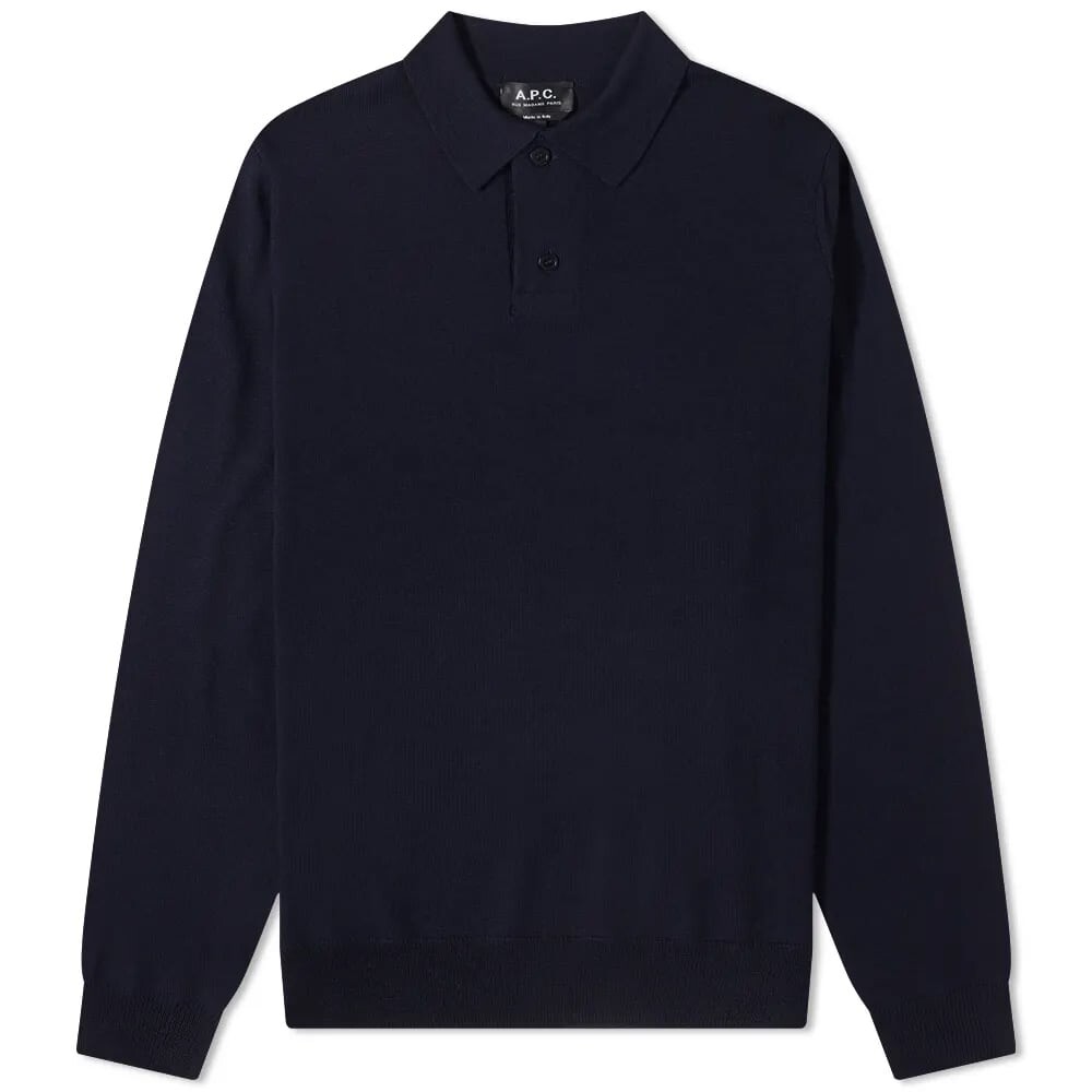 

Футболка A.P.C. Long Sleeve Basile Knit Polo
