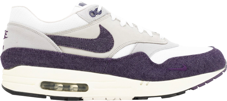 Лимитированные кроссовки Nike Patta x Air Max 1 Premium 'Purple Denim', белый - фото