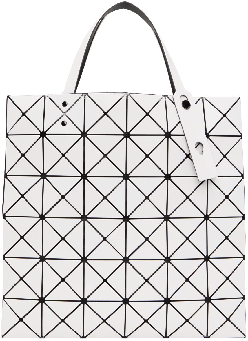 

Белая большая сумка Lucent Bao Bao Issey Miyake
