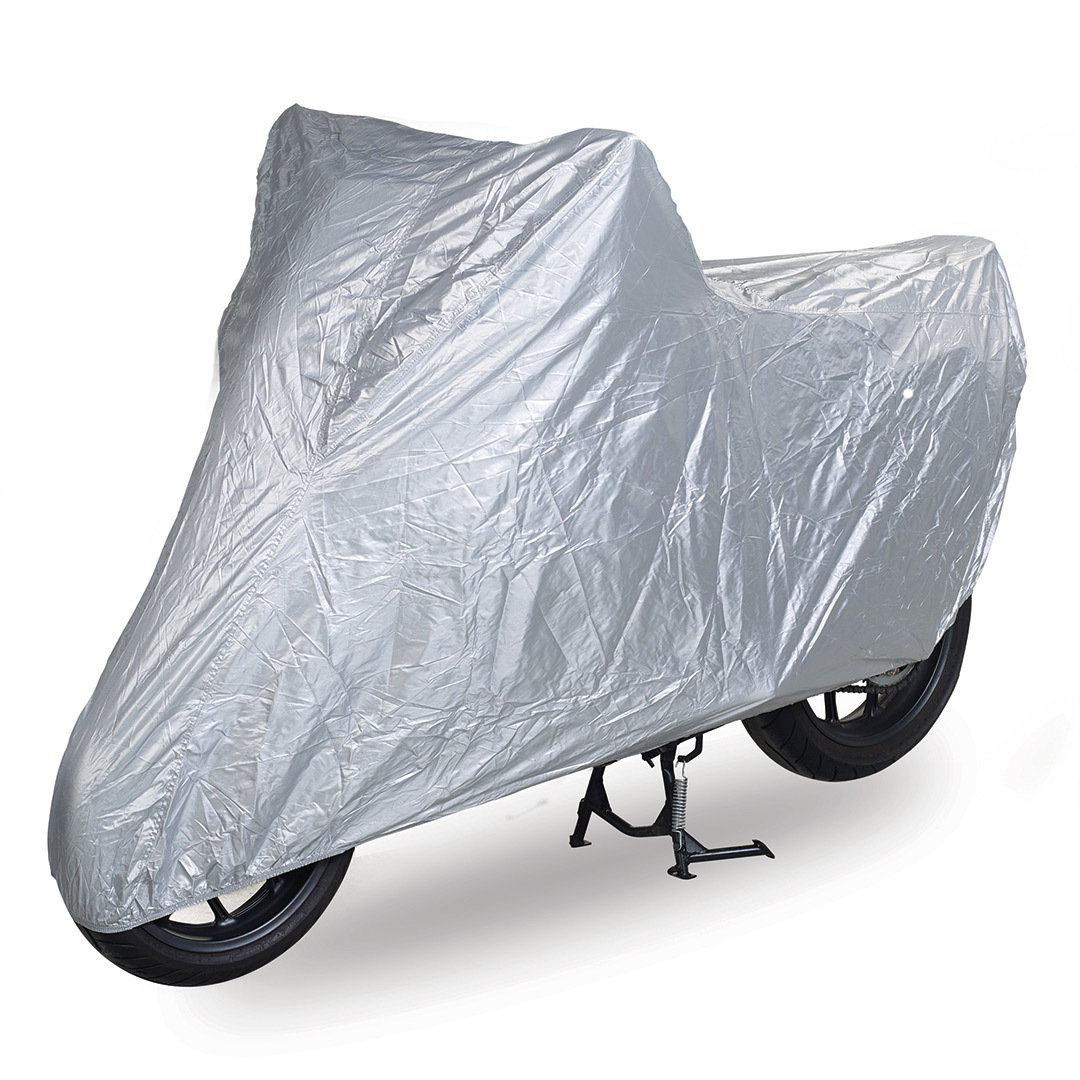 Чехол для мотоцикла Booster Protect водонепроницаемый, серый чехол для мотоцикла herobiker универсальный всесезонный водонепроницаемый пыленепроницаемый чехол с уф защитой для мотоцикла или скутера син