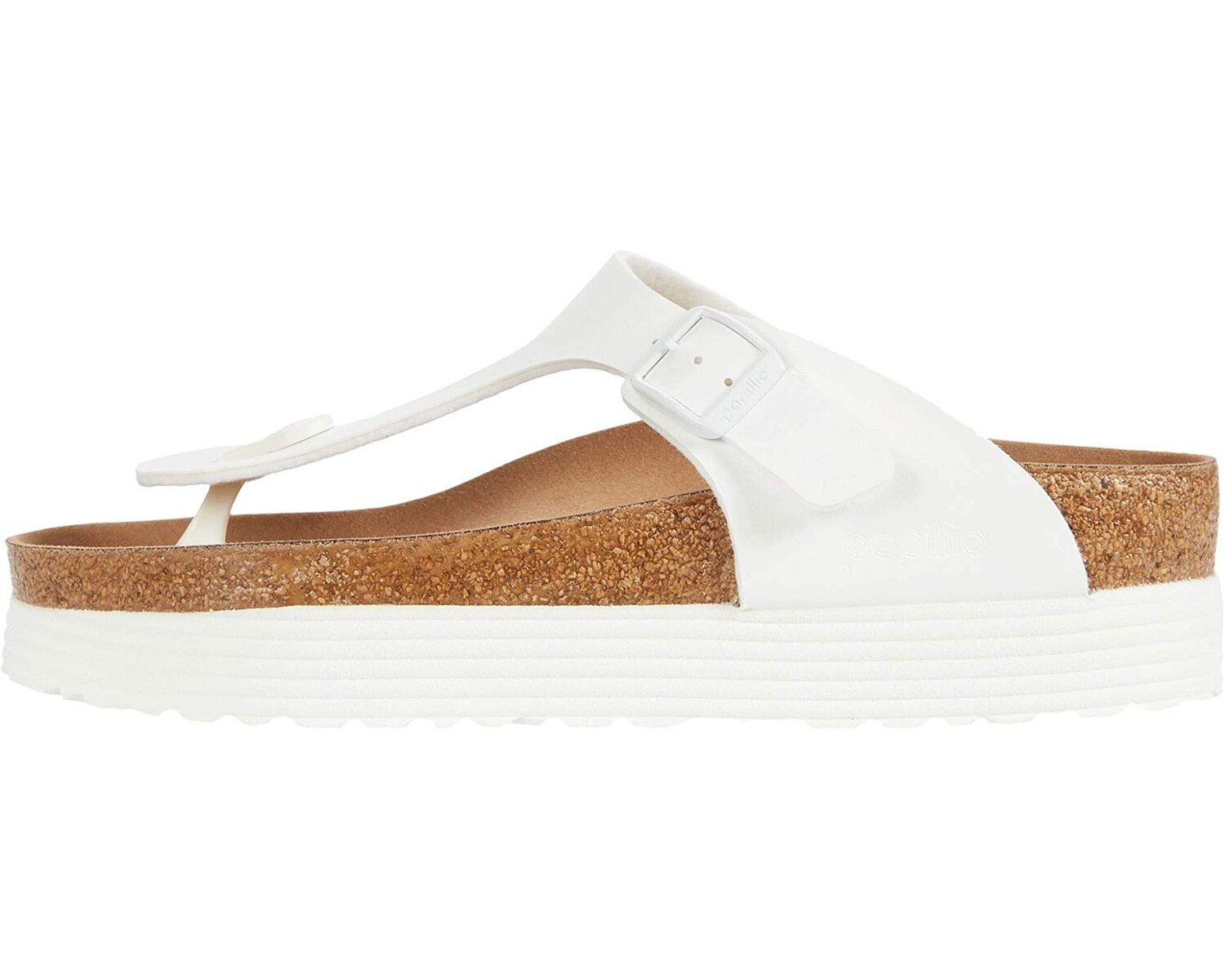 

Сандалии Gizeh Platform Vegan by Papillio Birkenstock, белый