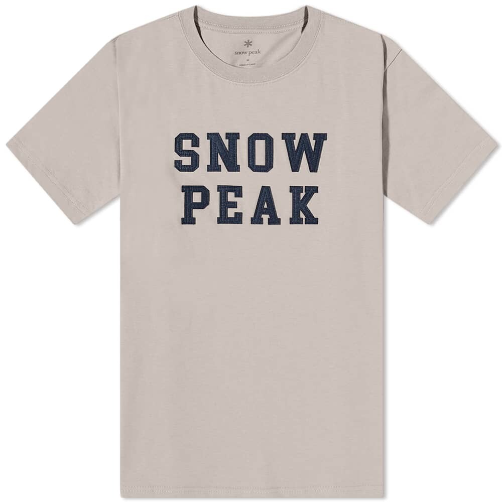 

Футболка Snow Peak Felt Logo Tee