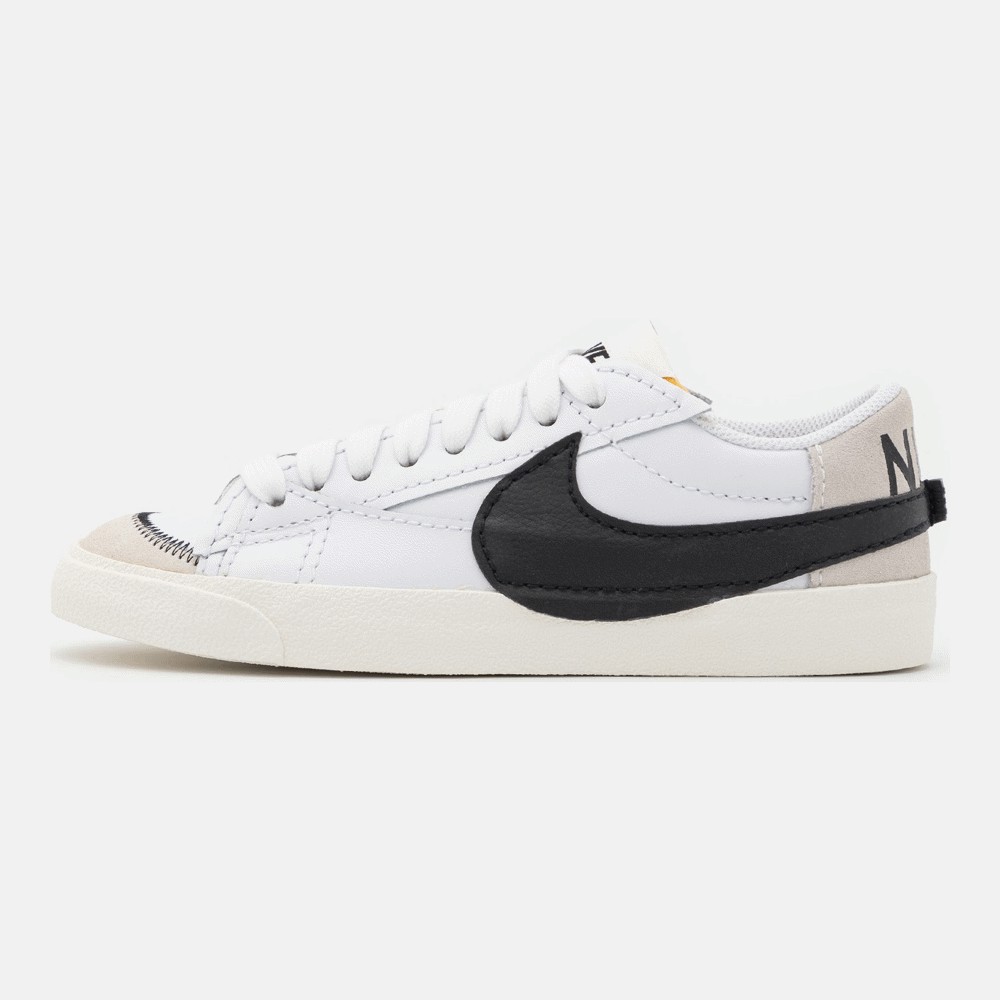 Кроссовки Nike Sportswear W Blazer Low '77 Jumbo, white/black/sail/volt/team orange - фото