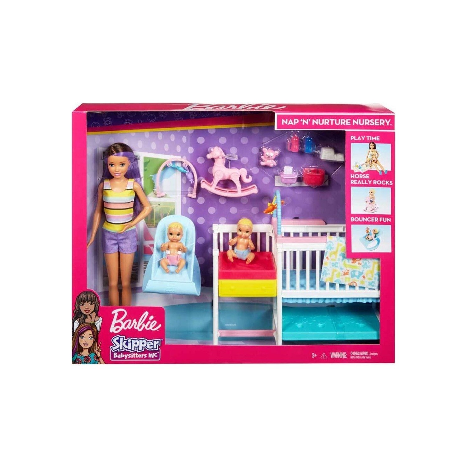 

Игровой набор Barbie Skipper Babysitters