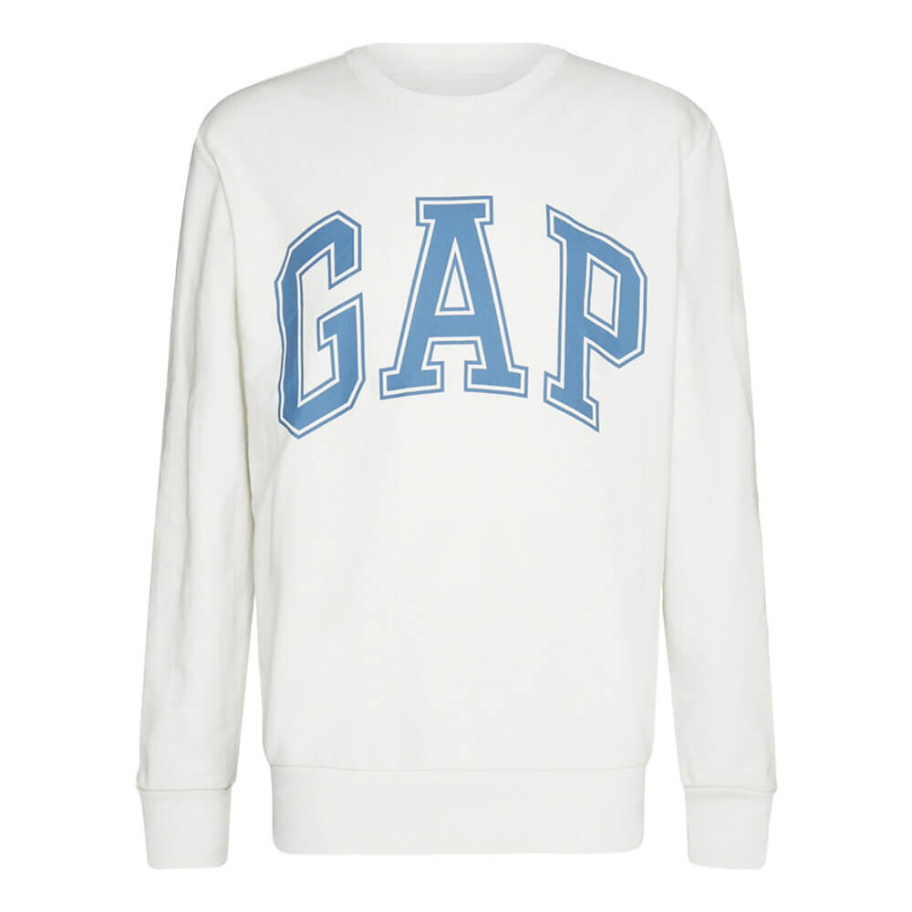

Свитшот Gap Logo Crew, белый