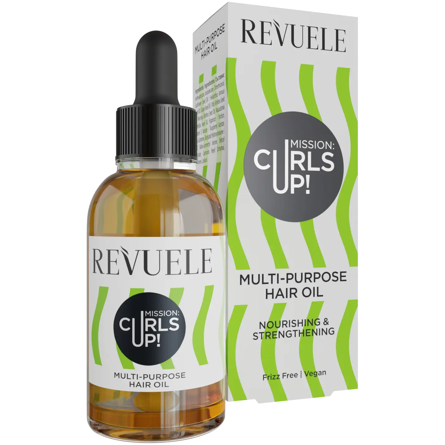 

Revuele Curls Up! масло для кудрявых волос, 30 мл