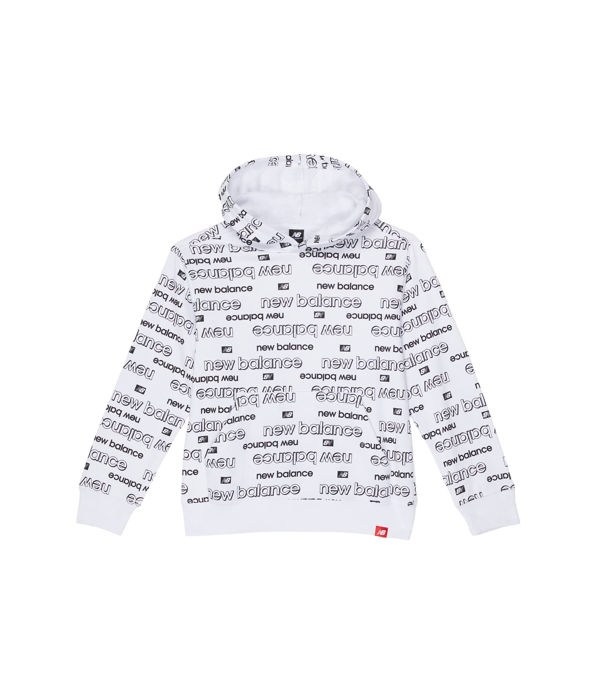 Худи New Balance Kids, Core All Over Print Fleece Hoodie napapijri earth hoodie all over print
