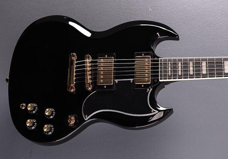 

SG на заказ - черное дерево Epiphone SG - Ebony
