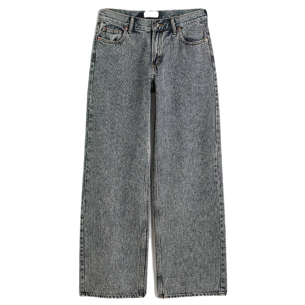 

Джинсы H&M Straight Low, серый